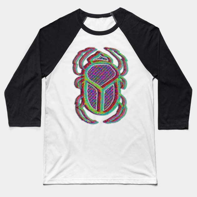 Scarab Baseball T-Shirt by indusdreaming